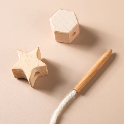Montessori Lacing Beads & Seesaw Balance - Wonder Minds Kids